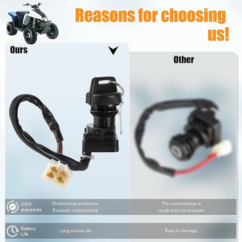4110209 مفتاح الإشعال متوافق مع Polaris Magnum 425 500 Sportsman 400 400L 500 Big Boss Scrambler 400 500 Trail Blazer 250 Worker 500 Xplorer 400 Sport 400L ديزل 455 MVRS 700 ATV in Saudi Arabia