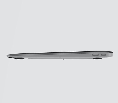 حامل MacBook رفيع للغاية، حامل كمبيوتر محمول، حامل نحيف ومريح وجيد التهوية، 6 ارتفاعات قابلة للتعديل من 2.1 بوصة إلى 3.6 بوصة، متوافق مع أجهزة الكمبيوتر المحمولة حتى 18 بوصة، حاصل على براءة اختراع أمريكية (رمادي فضائي) in Kuwait