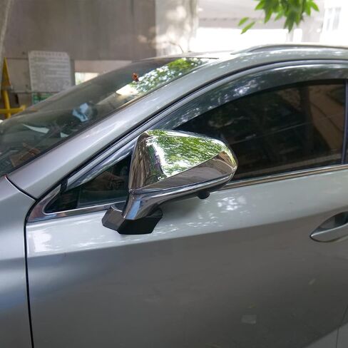 2 قطعة غطاء مرآة الرؤية الخلفية للباب لكزس NX300 NX300h NX200t RX200t RX300 RX350 RX450h RX350L RX450hL (نمط ألياف الكربون) in Kuwait