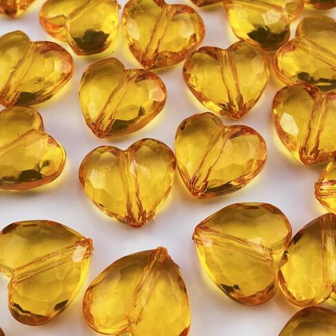 50pcs Acrylic Heart Beads 20mm Heart Shape Beads Loose Bead for Making Bracelet Necklace Jewelry Making Craft Beads(Red) in Saudi Arabia