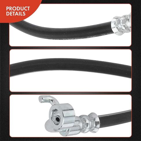 A-Premium Front Driver Brake Hydraulic Hose Compatible with Select Nissan and Infiniti Models - 350Z 2003-2009, G35 2003-2007 - Replace# 46211AL50A in Saudi Arabia