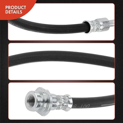A-Premium Front Driver Brake Hydraulic Hose Compatible with Select Nissan and Infiniti Models - 350Z 2003-2009, G35 2003-2007 - Replace# 46211AL50A in Saudi Arabia