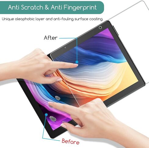 KEANBOLL 2 واقي شاشة من الزجاج المقوى لجهاز Dragon Touch Max10 Plus Tablet - (10.1 بوصة)، درع زجاجي مقوى مقاوم للخدش وصلابة 9H in Saudi Arabia
