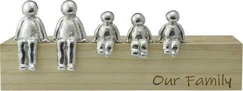 Our Family Ornament - Choose Your Family Combination (3 Children) in Saudi Arabia