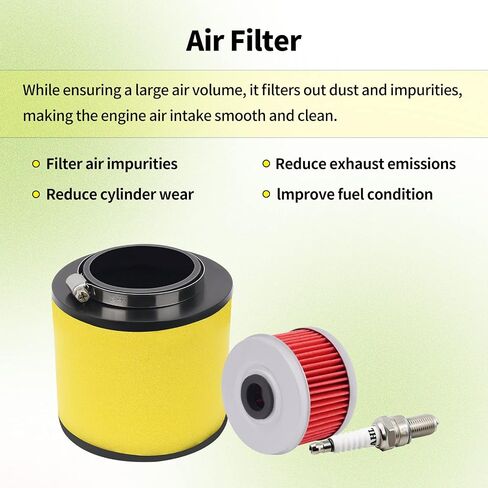 XULONG ATV Air Filter Element Cleaner Replacement for Honda Foreman 400 450 TRX400FW TRX450S TRX450ES TRX450FE TRX450FM Replace 17254-HC5-900(2PCS) in Saudi Arabia