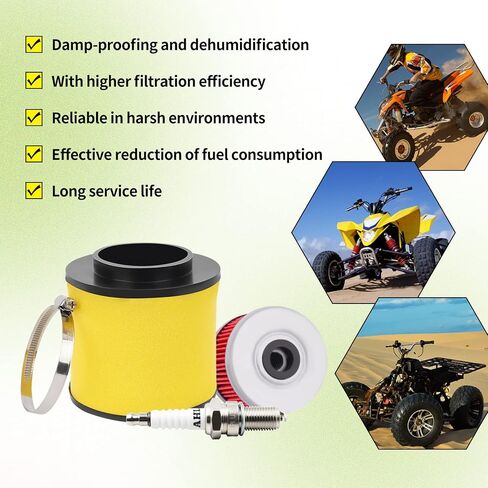 XULONG ATV Air Filter Element Cleaner Replacement for Honda Foreman 400 450 TRX400FW TRX450S TRX450ES TRX450FE TRX450FM Replace 17254-HC5-900(2PCS) in Saudi Arabia