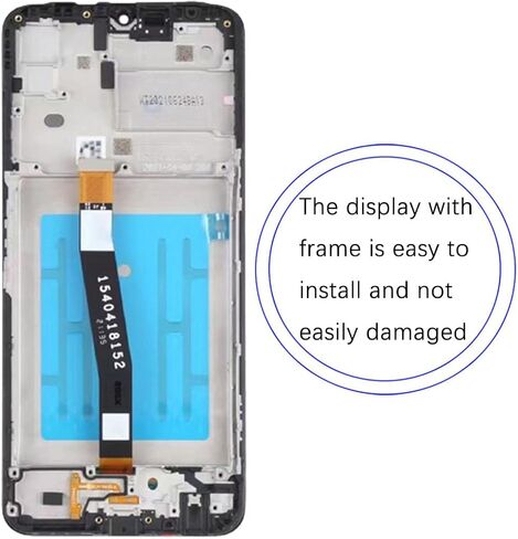 بديل شاشة Samsung A22 5G مع إطار لهاتف Samsung A226B A226B/DS A226BR A226L LCD مجموعة رقمية تعمل باللمس مع أدوات قطع الغيار (غير مناسبة A22 4G) in Saudi Arabia
