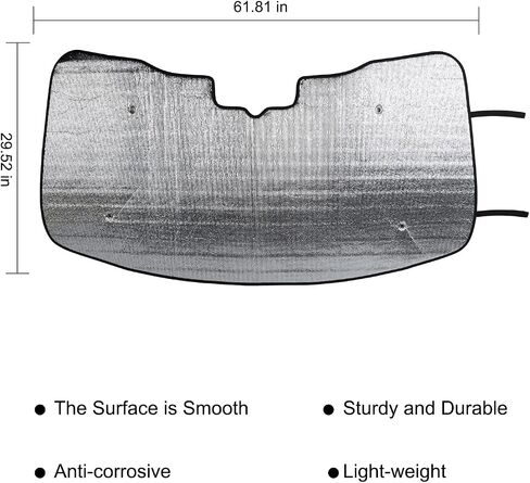 Windshield Sunshade Truck Window Sun Shade Foldable Sun Visor with Black Interior Compatible with Ford F150 2021+ (Lariat, King Ranch, Platinum, XL, XLT, Limited, Raptor,Lighting) in Saudi Arabia
