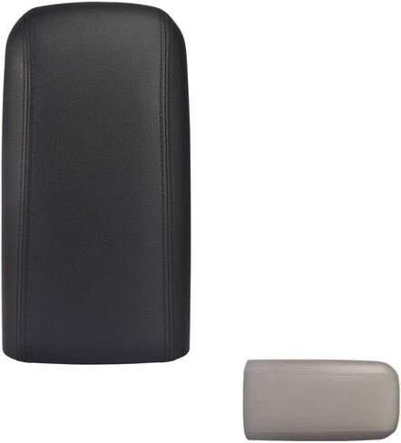 طقم غطاء مسند ذراع لوحدة التحكم المركزية مع مصدات مزلاج متوافق مع Chevy Trailblazer GMC Envoy، Buick Rainer Isuzu Ascender SAAB Oldsmobile Bravada 25998847 25998844 25998838 رمادي in Kuwait