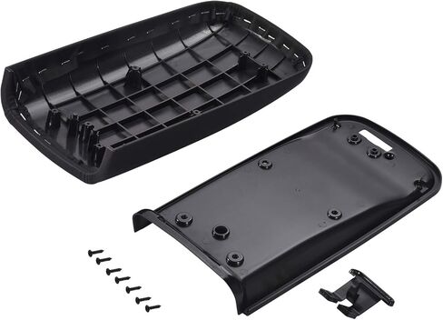 طقم غطاء مسند ذراع لوحدة التحكم المركزية مع مصدات مزلاج متوافق مع Chevy Trailblazer GMC Envoy، Buick Rainer Isuzu Ascender SAAB Oldsmobile Bravada 25998847 25998844 25998838 رمادي in Kuwait