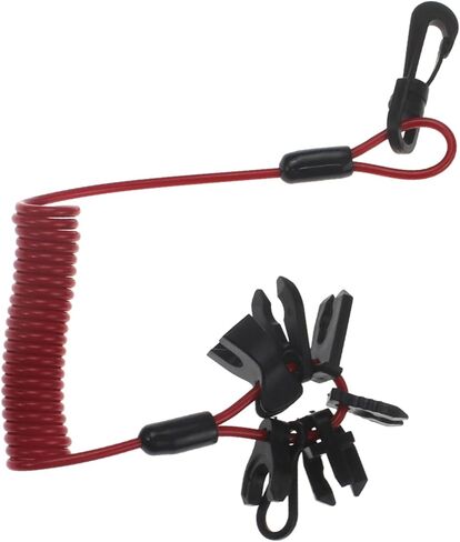 2 Pcs Boat Engine Emergency Stop Switch Safety Lanyard for EW2-68348-00-00 all Yamaha Jet Ski WaveRunner WaveVenture WaveRaider WaveJammer WaveBlaster FX140 in Kuwait