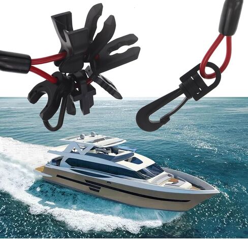 2 Pcs Boat Engine Emergency Stop Switch Safety Lanyard for EW2-68348-00-00 all Yamaha Jet Ski WaveRunner WaveVenture WaveRaider WaveJammer WaveBlaster FX140 in Kuwait