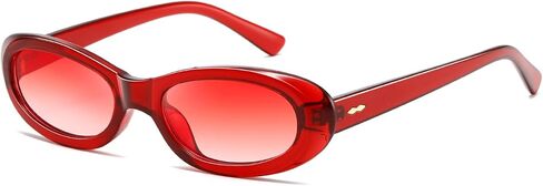kimorn Retro Oval Sunglasses for Women and Men Fashion Small Oval Sun Glasses 90s Vintage Shades K1702 in Saudi Arabia