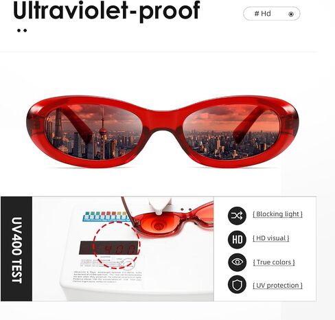 kimorn Retro Oval Sunglasses for Women and Men Fashion Small Oval Sun Glasses 90s Vintage Shades K1702 in Saudi Arabia