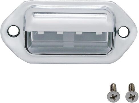 United Pacific 39995B 4 LED Rounded License Light, 1 ½" Diameter, Steel Housing, Easy Push-On Install, Bright White LED Light – 1 Unit in Saudi Arabia