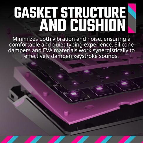 لوحة مفاتيح ألعاب RGB ميكانيكية لاسلكية من Cooler Master MK770 Macaron، Kailh Box V2 Click White Switchs، هيكل الحشية، قابل للتبديل السريع، Bluetooth|2.4 جيجا هرتز، قرص باللمس ثلاثي الاتجاهات، QWERTY (MK-770-MCKW1-US) in Kuwait