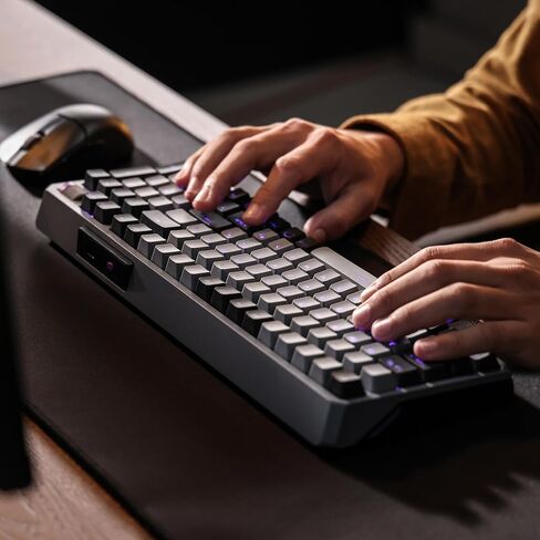 لوحة مفاتيح ألعاب RGB ميكانيكية لاسلكية من Cooler Master MK770 Macaron، Kailh Box V2 Click White Switchs، هيكل الحشية، قابل للتبديل السريع، Bluetooth|2.4 جيجا هرتز، قرص باللمس ثلاثي الاتجاهات، QWERTY (MK-770-MCKW1-US) in Kuwait