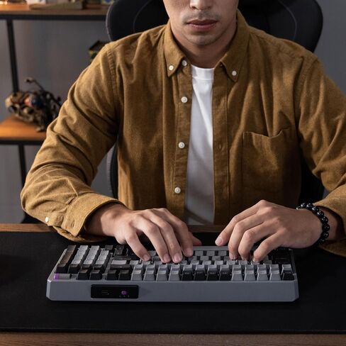 لوحة مفاتيح ألعاب RGB ميكانيكية لاسلكية من Cooler Master MK770 Macaron، Kailh Box V2 Click White Switchs، هيكل الحشية، قابل للتبديل السريع، Bluetooth|2.4 جيجا هرتز، قرص باللمس ثلاثي الاتجاهات، QWERTY (MK-770-MCKW1-US) in Kuwait
