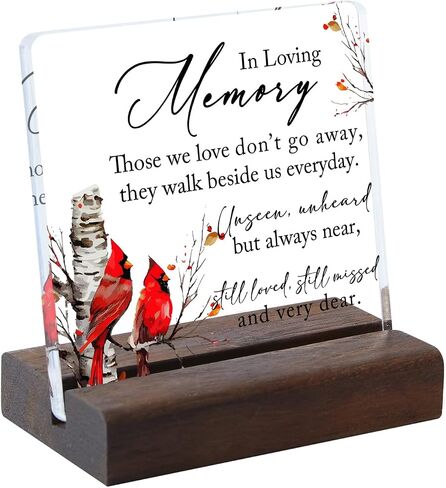 Sympathy Gifts, Cardinal Sympathy Gift, Memorial Gifts for Loss of Loved One Condolence Grief Bereavement Present in Memory of Mother Father Husband Wife in Saudi Arabia