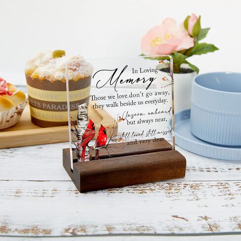 Sympathy Gifts, Cardinal Sympathy Gift, Memorial Gifts for Loss of Loved One Condolence Grief Bereavement Present in Memory of Mother Father Husband Wife in Saudi Arabia