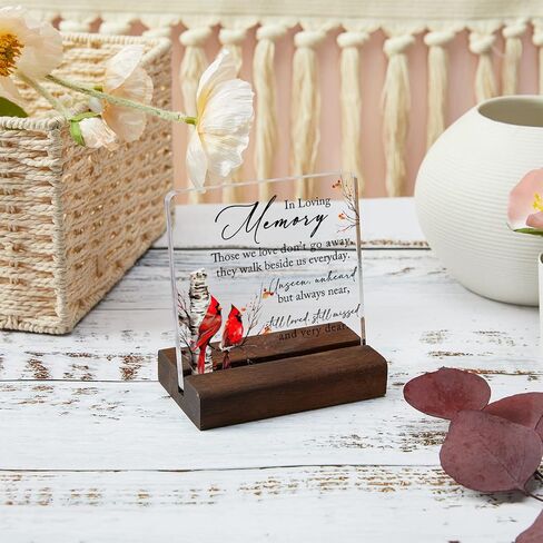 Sympathy Gifts, Cardinal Sympathy Gift, Memorial Gifts for Loss of Loved One Condolence Grief Bereavement Present in Memory of Mother Father Husband Wife in Saudi Arabia