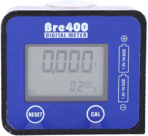 مقياس التدفق Marhynchus شاشة LCD عالية الدقة مقياس تدفق الوقود من سبائك الألومنيوم 1/2 بوصة، نطاق التدفق 1-30 لتر/دقيقة in Kuwait