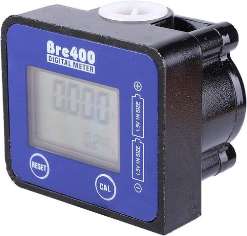 مقياس التدفق Marhynchus شاشة LCD عالية الدقة مقياس تدفق الوقود من سبائك الألومنيوم 1/2 بوصة، نطاق التدفق 1-30 لتر/دقيقة in Kuwait