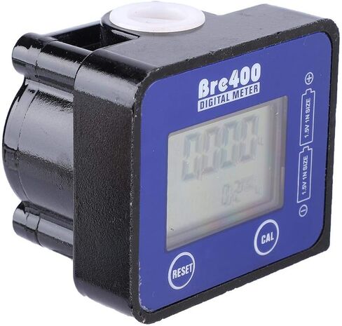 مقياس التدفق Marhynchus شاشة LCD عالية الدقة مقياس تدفق الوقود من سبائك الألومنيوم 1/2 بوصة، نطاق التدفق 1-30 لتر/دقيقة in Kuwait