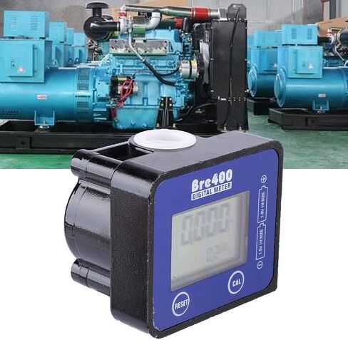 مقياس التدفق Marhynchus شاشة LCD عالية الدقة مقياس تدفق الوقود من سبائك الألومنيوم 1/2 بوصة، نطاق التدفق 1-30 لتر/دقيقة in Kuwait