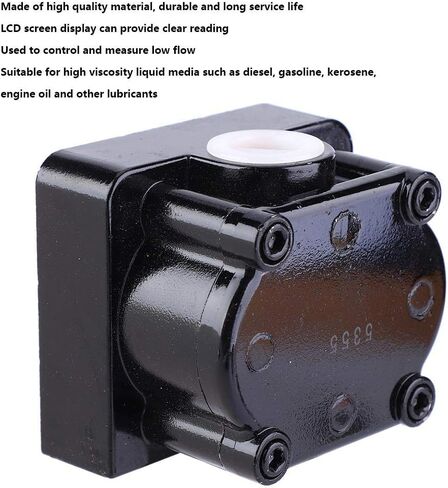 مقياس التدفق Marhynchus شاشة LCD عالية الدقة مقياس تدفق الوقود من سبائك الألومنيوم 1/2 بوصة، نطاق التدفق 1-30 لتر/دقيقة in Kuwait