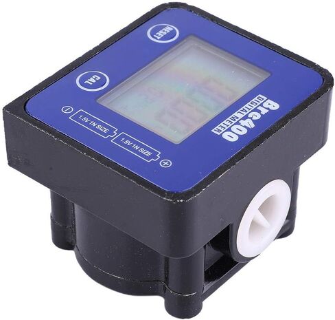 مقياس التدفق Marhynchus شاشة LCD عالية الدقة مقياس تدفق الوقود من سبائك الألومنيوم 1/2 بوصة، نطاق التدفق 1-30 لتر/دقيقة in Kuwait