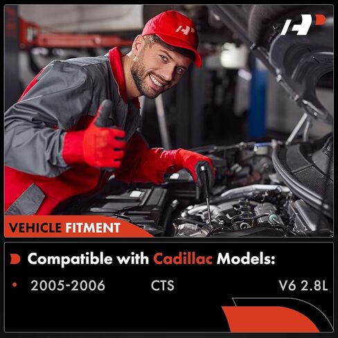 مجموعة حاقن الوقود الممتازة من 6 قطع متوافقة مع كاديلاك CTS 2005-2006، 2.8 لتر، استبدال # 12586373 in Saudi Arabia