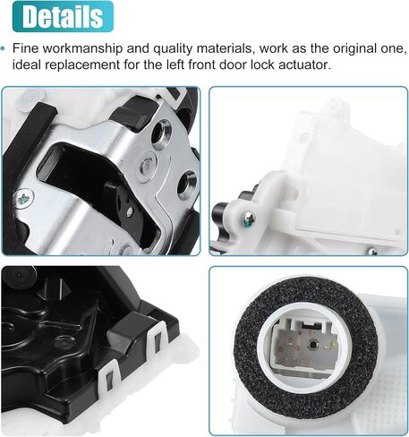 X AUTOHAUX 69040-47060 محرك المحرك لقفل الباب الأمامي الأيسر لسيارة Toyota FJ Cruiser 2007-2014 لسيارة Toyota Prius 2004-2013 لسيارة Toyota Yaris 2007-2014 مجموعة محرك مزلاج الباب 6904047060 in Saudi Arabia