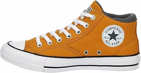 حذاء رياضي من القماش الكتاني Chuck Taylor All Star Malden Street للكبار من الجنسين من Converse - طراز إغلاق برباط (قرص شمسي ذهبي/رمادي سايبر، 13.5 للنساء/11.5 للرجال) in Saudi Arabia