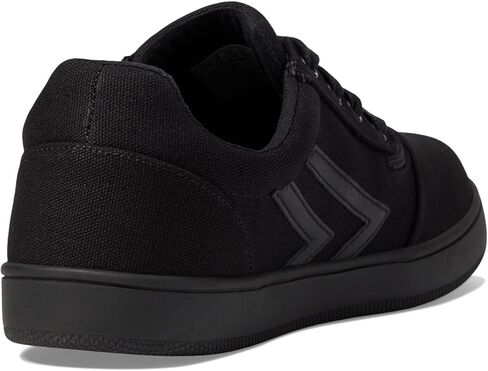 حذاء رياضي منخفض من BILLY Footwear CS للأطفال - هيكل صناعي - إغلاق بسحاب ورباط - مقدمة دائرية باللون الأسود حتى الأرض 11.5 عرض in Kuwait