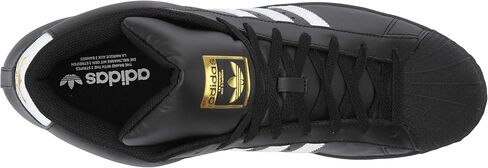 حذاء رياضي رجالي من adidas Originals Pro Model، أسود/أبيض/ذهبي، 13 in Kuwait
