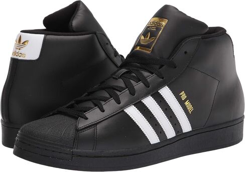 حذاء رياضي رجالي من adidas Originals Pro Model، أسود/أبيض/ذهبي، 13 in Kuwait