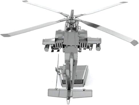 Metal Earth Fascinations AH-64 Apache 3D Metal Model Kit Bundle with Tweezers in Saudi Arabia