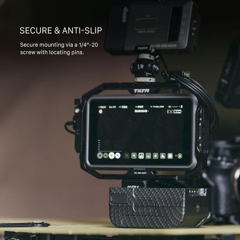 Tilta Pocket V-Mount Battery Plate V2 | Quick Release with 1/4"-20 Threaded Holes | Black | TA-PBP2-V in Saudi Arabia
