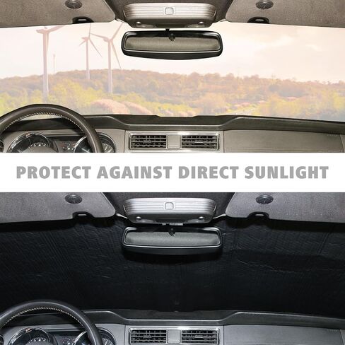 Car Windshield Sun Shade Window Visor Compatible with Ford Mustang 2008-2014 in Saudi Arabia