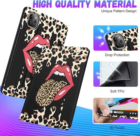 for iPad Pro 12.9 Case for iPad Air 13 Inch 2024 Case Cute Pencil Holder Women Girl Moon Star Folio Cover for Apple 12.9 inch for iPad Pro Case 6th/5th/4th/3rd Generation Air 13 2024 Case in Saudi Arabia