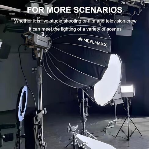 COB LED Video Light, 200W, 3200K-5600K Color Temperature, CRI 97+, TLCI 98+, 6 Lighting Effects for Video, Photography, Live Streaming in Saudi Arabia