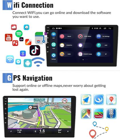2+64G Android Stereo for Volkswagen Jetta 2013-2017 with Wireless Carplay&Android Auto, 9 inch Touchscreen GPS Navigation Bluetooth USB WiFi HiFi Audio FM/RDS Radio Receiver Backup Camera in Saudi Arabia