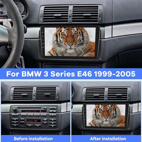 [2G+64G] Car Radio for BMW 3 Series E46 1999-2005, Android 13 Touch Screen Car Play Stereo, Carplay/Android Auto/EQ Audio/SWC/Bluetooth in Saudi Arabia