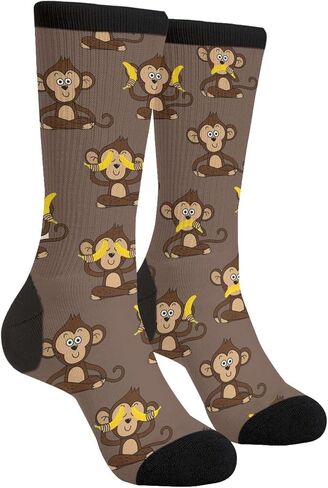 Casual Funny Funky Novelty Fashion Comfortable Socks For Men Women Crazy Dress in Saudi Arabia