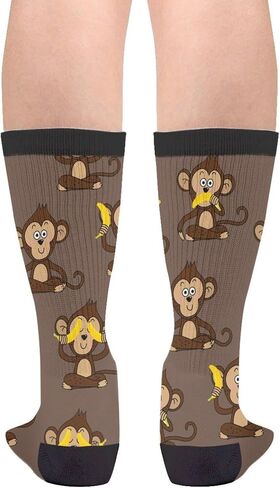 Casual Funny Funky Novelty Fashion Comfortable Socks For Men Women Crazy Dress in Saudi Arabia