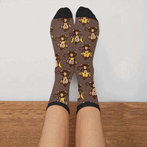 Casual Funny Funky Novelty Fashion Comfortable Socks For Men Women Crazy Dress in Saudi Arabia