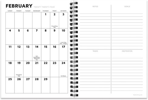 TF PUBLISHING 2024 Printed Garden Medium Weekly Monthly Planner | Goals & Expense Trackers | Planner Monthly and Weekly with Organizer Stickers | 12 Month Calendar Planner for Women | 6.5" x 8" in Saudi Arabia