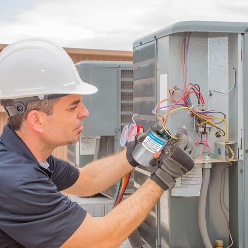 Industrial Grade CBB65B AC Capacitor for HVAC - 45uf, 370-450VAC, 50/60Hz Run Capacitor for AC Motor, Condenser, Heat Pump in Kuwait