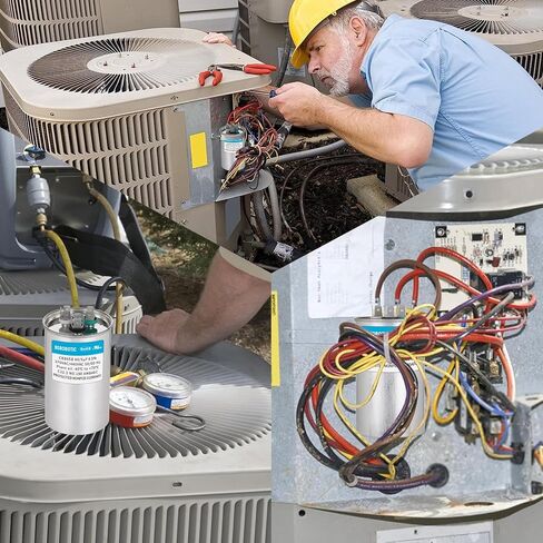 Industrial Grade CBB65B AC Capacitor for HVAC - 45uf, 370-450VAC, 50/60Hz Run Capacitor for AC Motor, Condenser, Heat Pump in Kuwait